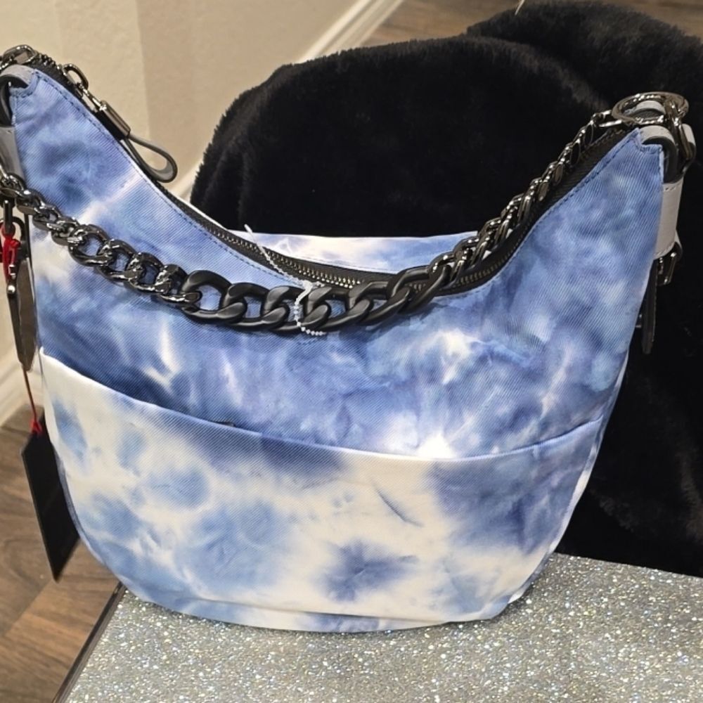 Tumi Voyageur Davenay Crossbody Bag- Blue Tie Dye - Picture 11 of 12